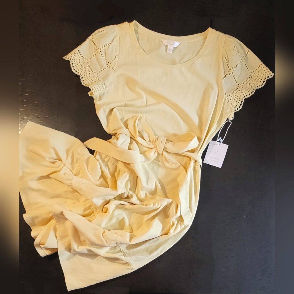 NWT LC Yellow Dress M